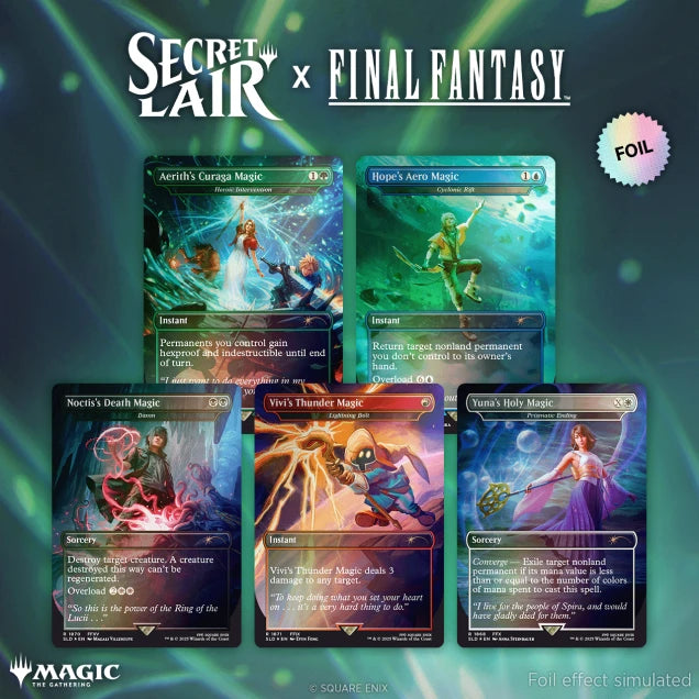 英FOIL Grimoire Secret Lair FINAL FANTASY Secret Lair x Final Fantasy: Grimoire FOIL ENGLISH – ZBS Games