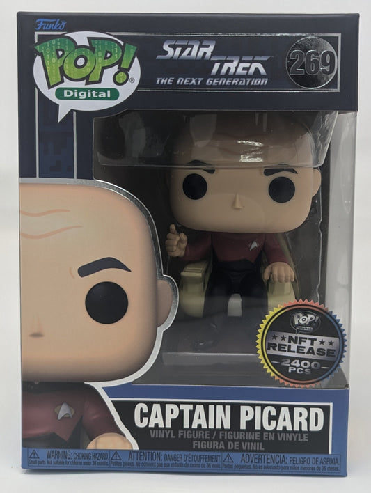 Captain Picard Funko Pop! Digital Star Trek the Next Generation Legendary Limit 2400