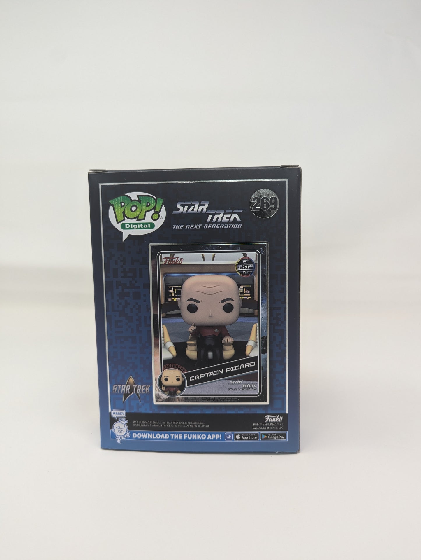 Captain Picard Funko Pop! Digital Star Trek the Next Generation Legendary Limit 2400