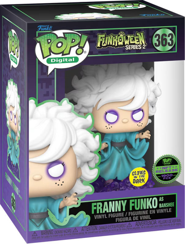 Franny Funko as Banshee Funkoween Digital Pop! Physical Funko Legendary - PREORDER - LE 1900