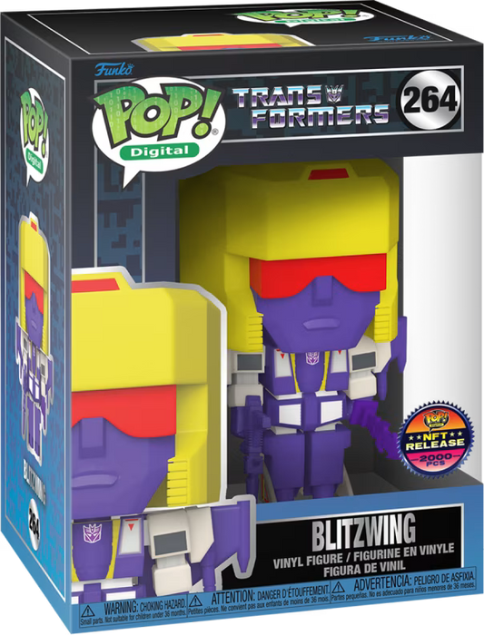 Blitzwing Digital Pop! Physical Funko Legendary - PREORDER - LE 2000