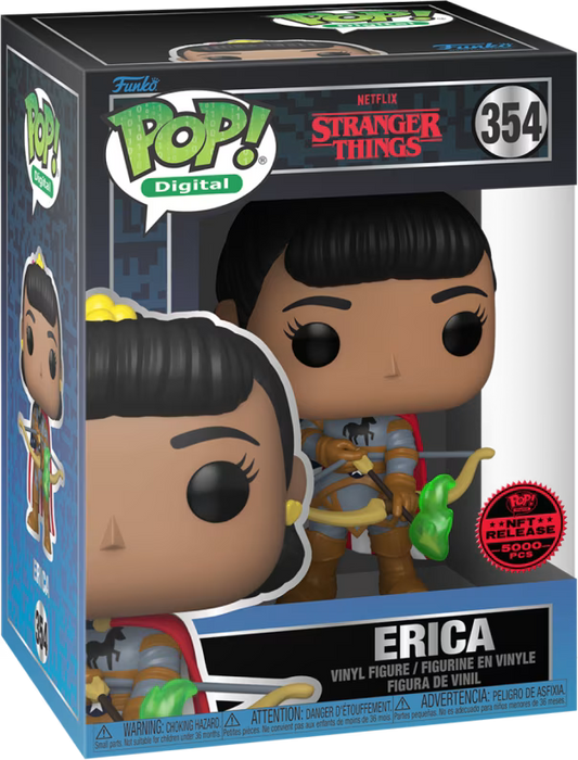 Erica Stranger Things Digital Pop! Physical Funko Ultra - PREORDER - LE 5000