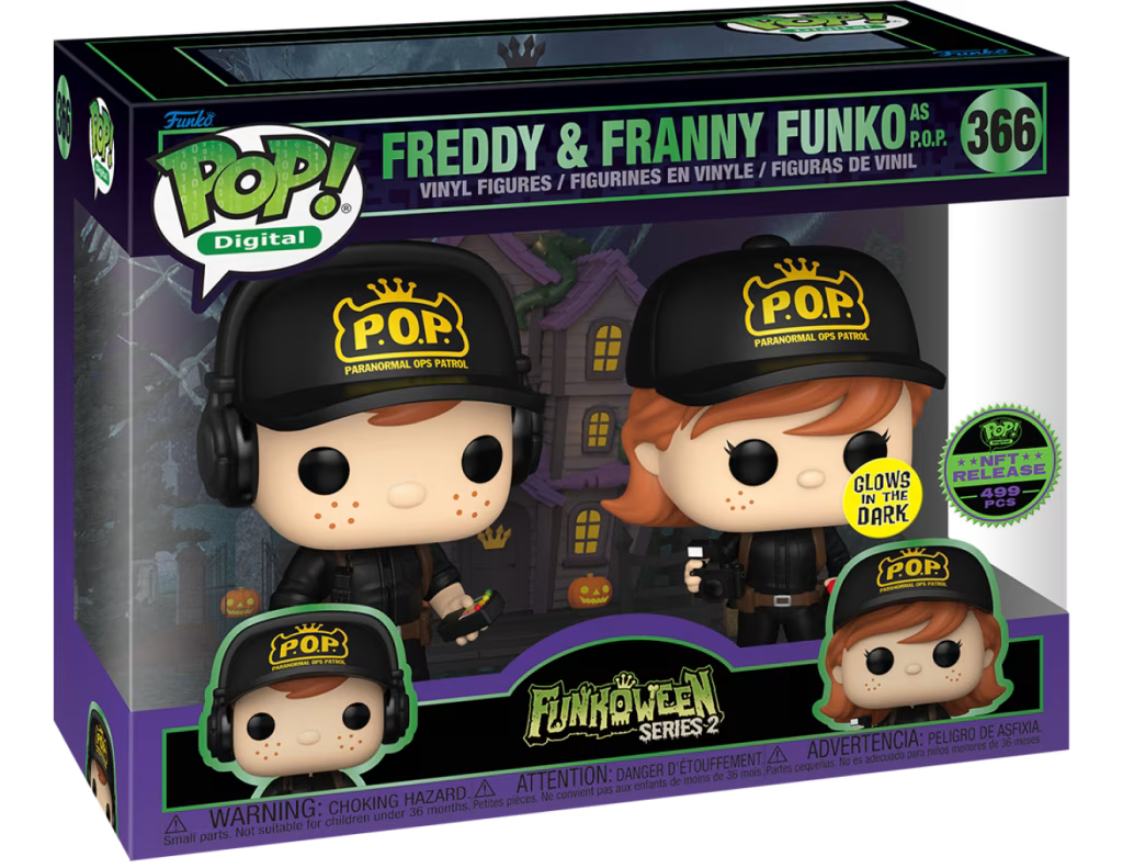 Freddy & Franny as P.O.P. Funkoween Digital Pop! Physical Funko Mythic - PREORDER - LE 499