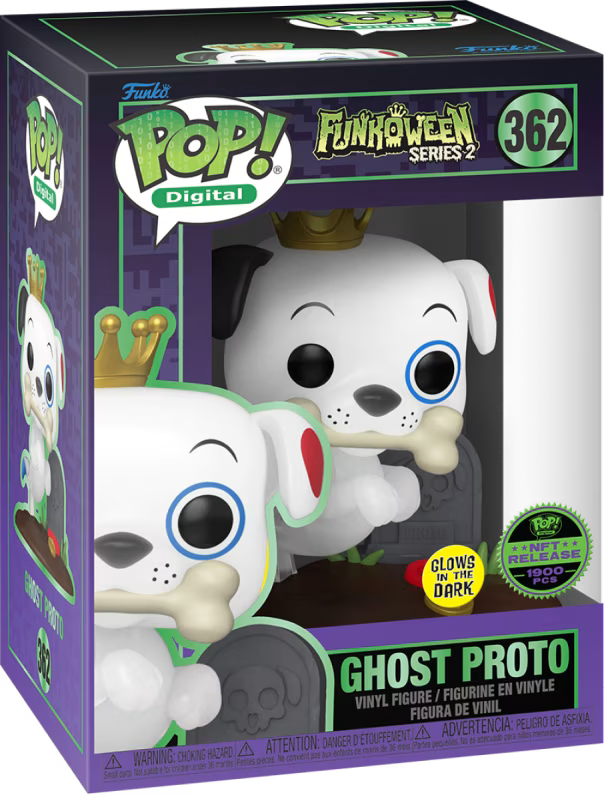 Ghost Proto Funkoween Digital Pop! Physical Funko Legendary - PREORDER - LE 1900