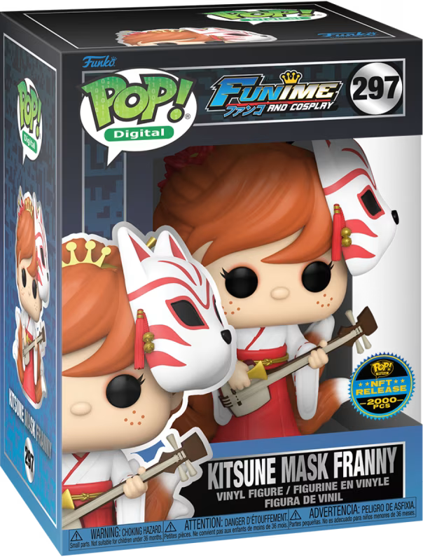 Kitsune Mask Franny Digital Pop! Physical Funko Legendary - PREORDER - LE 2000