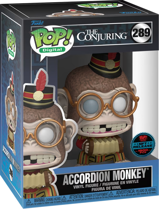 Accordion Monkey Digital Pop! Physical Funko Legendary - PREORDER - LE 1900