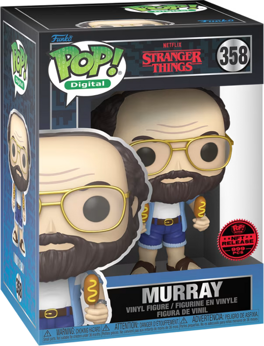 Murray Stranger Things Digital Pop! Physical Funko Grail - PREORDER - LE 999