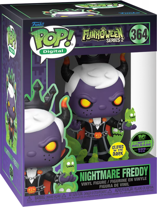 Nightmare Freddy Funkoween Digital Pop! Physical Funko Grail - PREORDER - LE 999