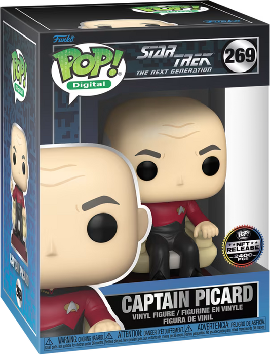 Captain Picard Digital Pop! Physical Funko - PREORDER - LE 2400