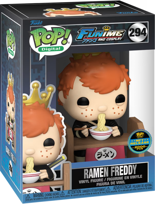 Ramen Freddy Digital Pop! Physical Funko Legendary - PREORDER - LE 2000