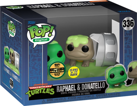 Raphael & Donatello TMNT Digital Pop! Physical Funko Grail - PREORDER - LE 999