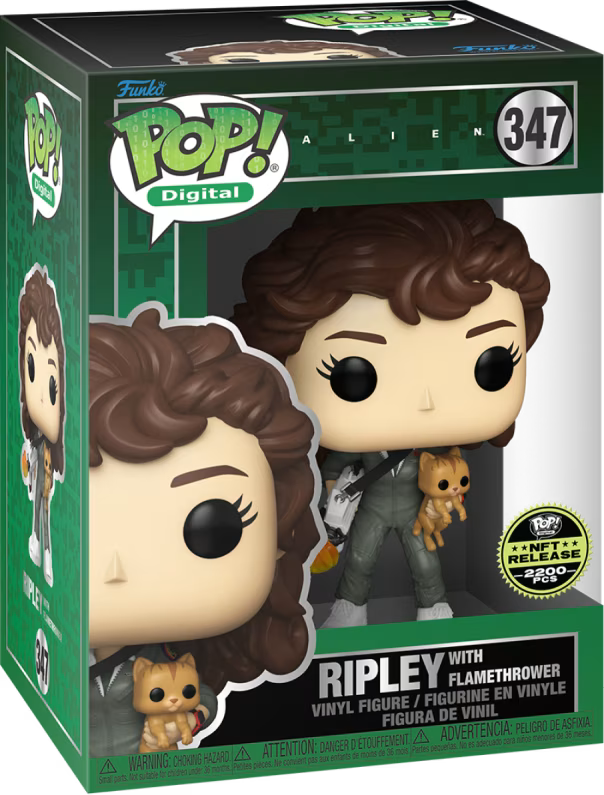 Ripley with Flamethrower Digital Pop! Physical Funko Legendary - PREORDER - LE 2200