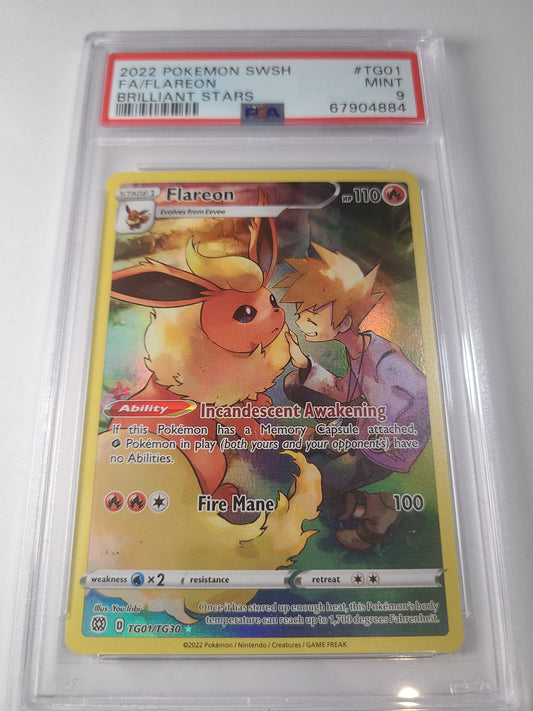 Flareon Brilliant Stars PSA 9