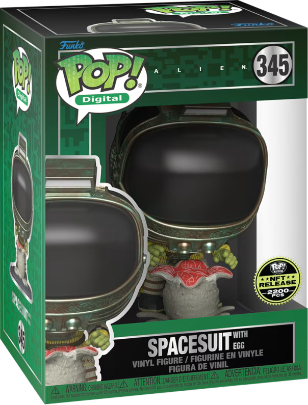 Spacesuit with Egg Alien Digital Pop! Physical Funko Legendary - PREORDER - LE 2200