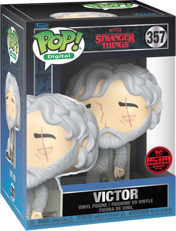 Victor Stranger Things Digital Pop! Physical Funko Legendary - PREORDER - LE 2000