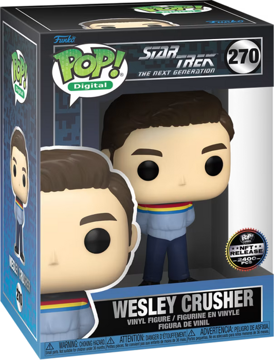 Wesley Crusher Digital Pop! Physical Funko - PREORDER - LE 2400